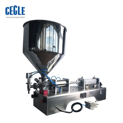 FF6-500 50-500ML um colam pneumático semi automático da cabeça da máquina de enchimento para todos os produtos da pasta